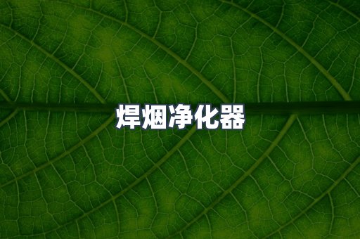 焊烟净化器